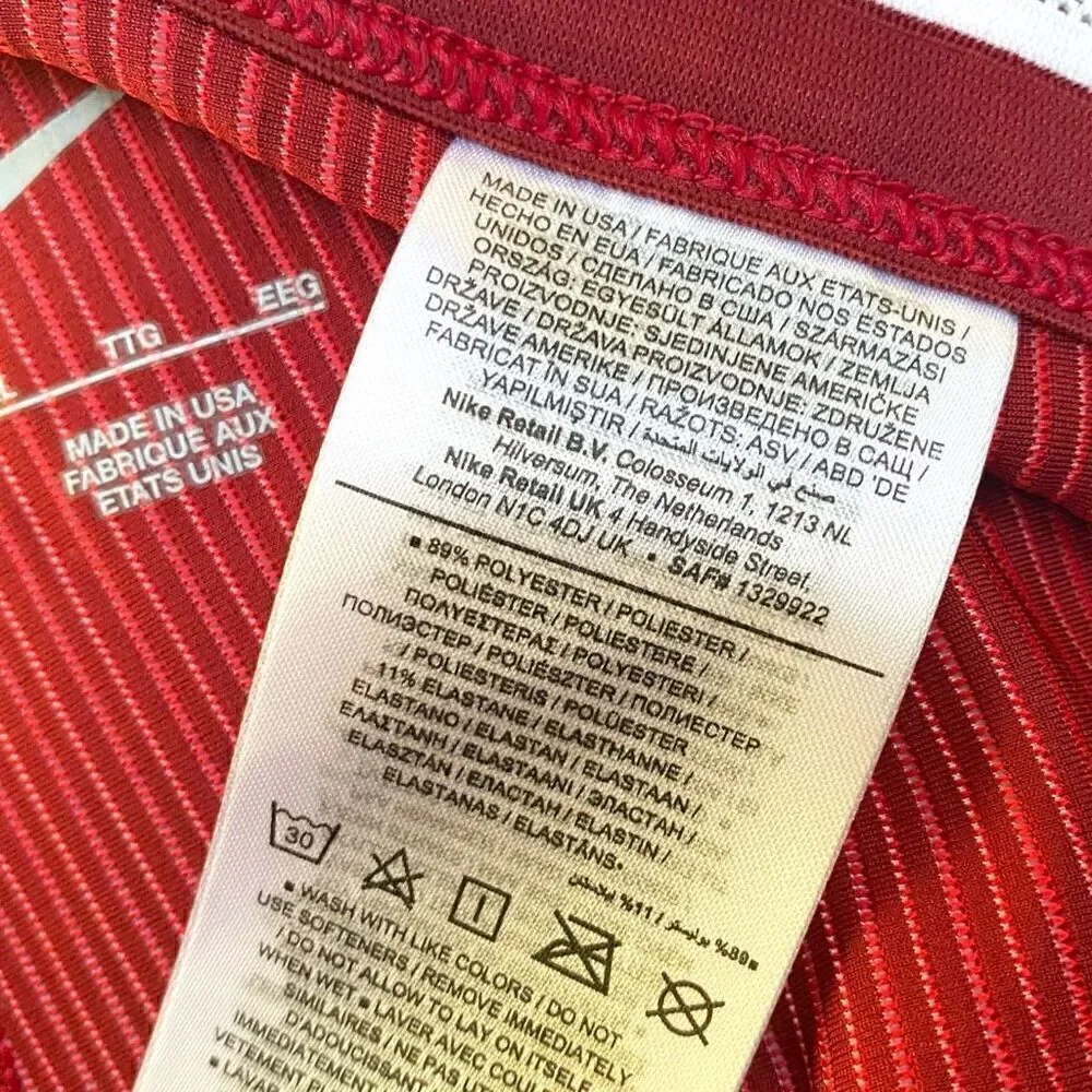 Nike Pro Elite Red Track & Field 1/2 Tights MADE IN USA Mens size XXL AO8152-611